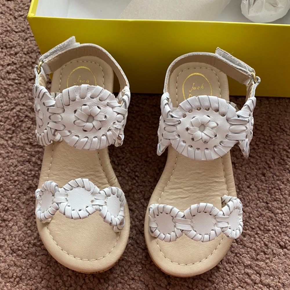 GIRLS jack Rodgers sandals size 9 NEW